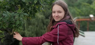 Portrait der 17-jährigen Carlotta Oertel.