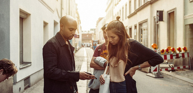 Menschen in der Stadt