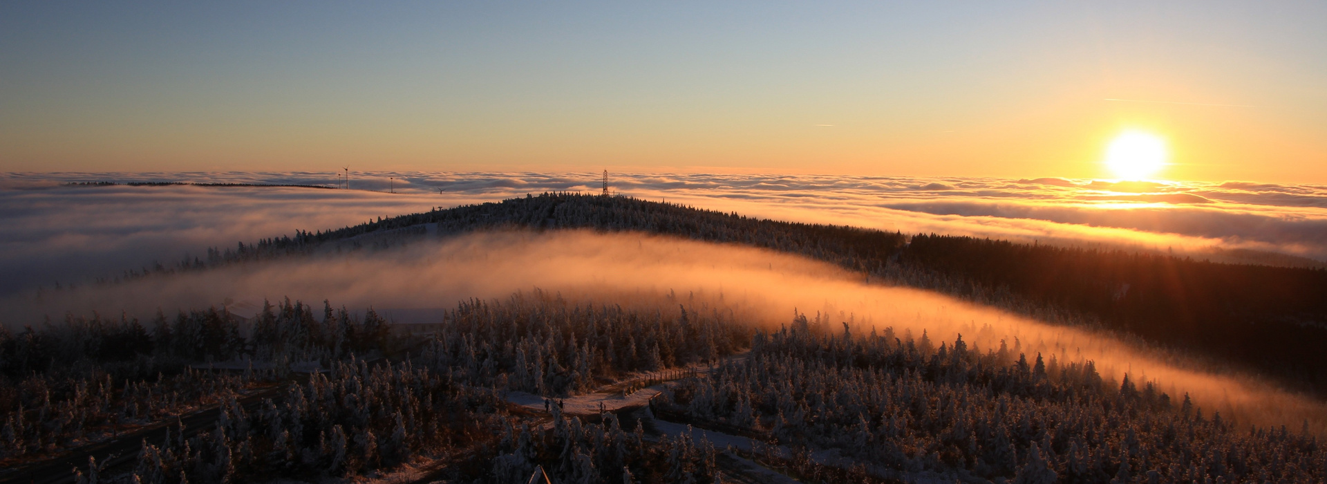 Landschaftsbild Fichtelberg