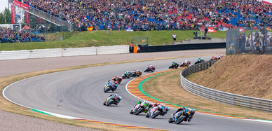 Motorräder auf dem Sachsenring