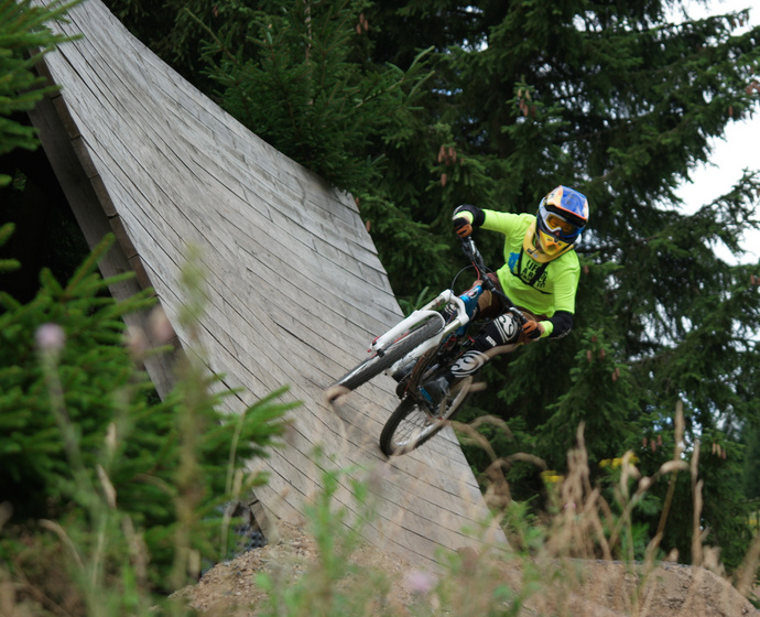 Thorid Zierold beim Mountainbiking